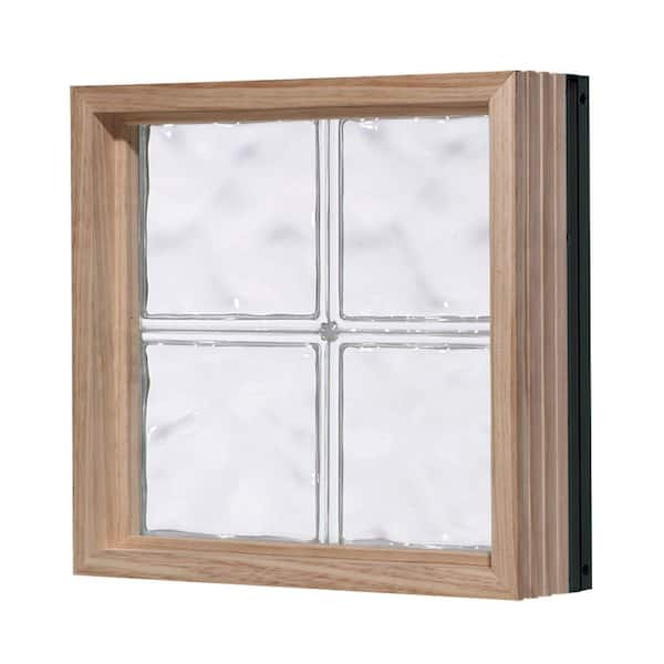 Pittsburgh Corning 48 in. x 40 in. LightWise Decora Pattern Aluminum-Clad Glass Block Window