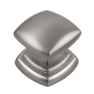 1-1/4 In. Euro-Contemporary Stainless Steel Cabinet Knob