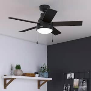 Elliston 44 in. Indoor Natural Iron Ceiling Fan with Light Kit