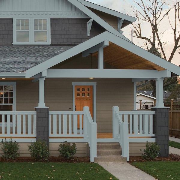 Glidden Premium 1 gal. #PPG1036-4 After The Storm Semi-Gloss