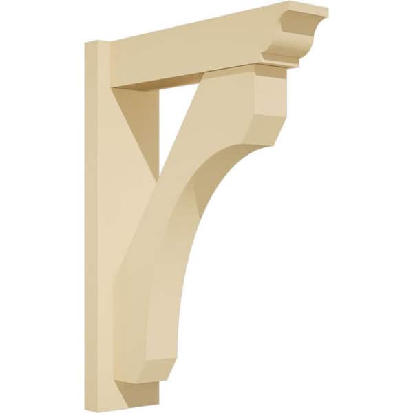 Ekena Millwork Legacy 5 in. W x 24 in. H x 18 in. D Signature Urethane Polyurethane Outlooker with Traditional Ends