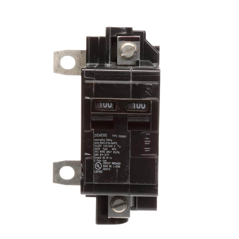 Siemens 100 Amp Main Breaker Conversion Kit MBK100A The Home Depot