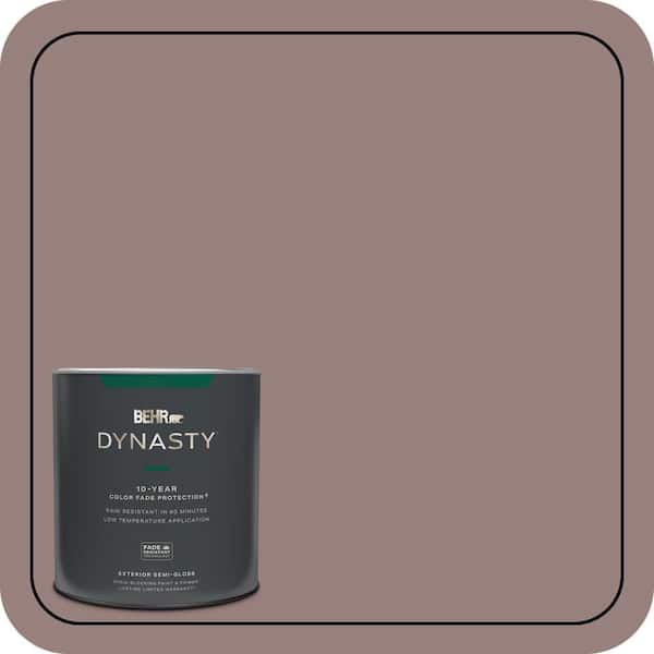 BEHR DYNASTY 1 qt. #N130-5 Mystere Semi-Gloss Enamel Exterior Stain-Blocking Paint & Primer