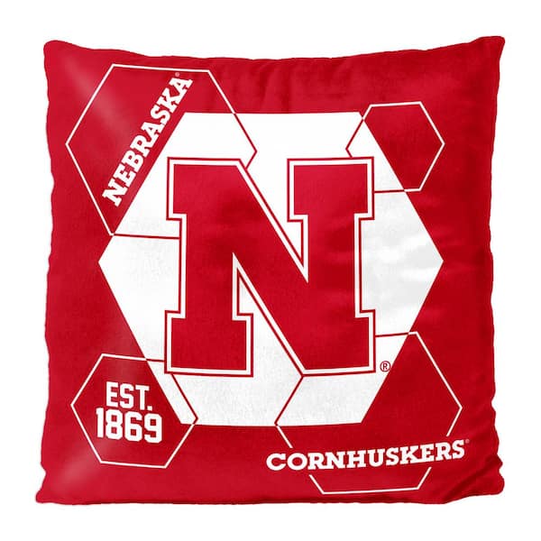 THE NORTHWEST GROUP NCAA Nebraska Connector Velvet Reverse Pillow