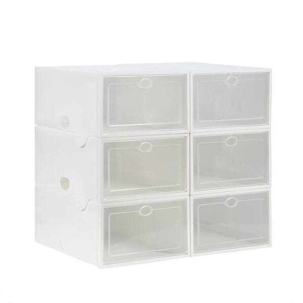 1pc Stackable Folding Shoe Box - Free-Installation Storage Cabinet