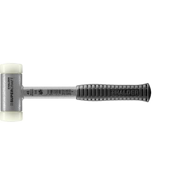 Supercraft 45 Dead Blow 2.06 lbs. Nylon Hammer with 12.2 Metal Handle Rubber Grip