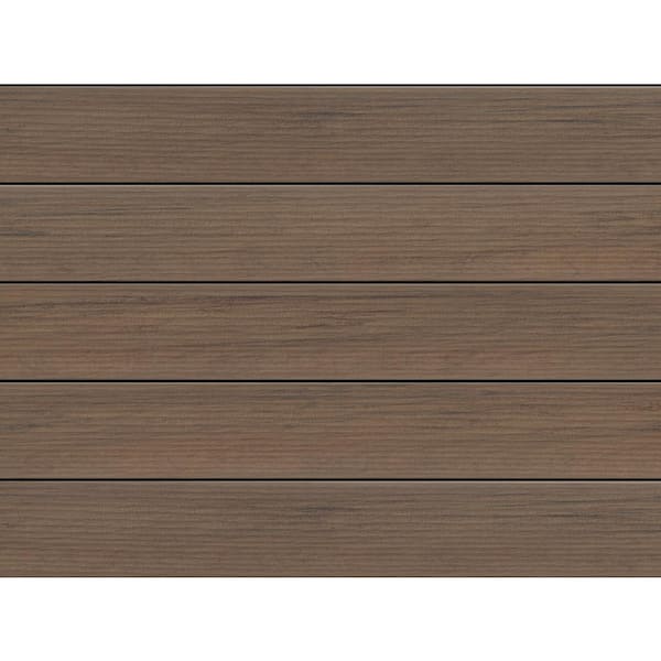 Composite Legacy 5/4 in. x 6 in. x 16 ft. Square Pecan Composite Deck Board (Actual: .94 in. x 5.36 in. x 16 ft.)