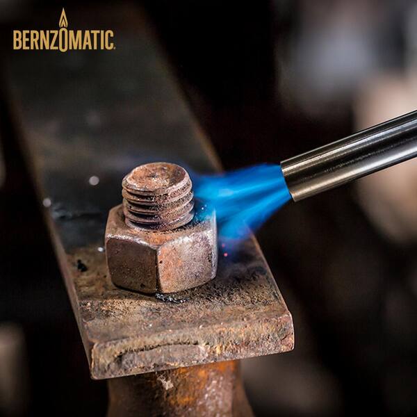 Bernzomatic - Basic Torch Kit with 14.1 oz. Propane Fuel Cylinder and Adjustable Flame