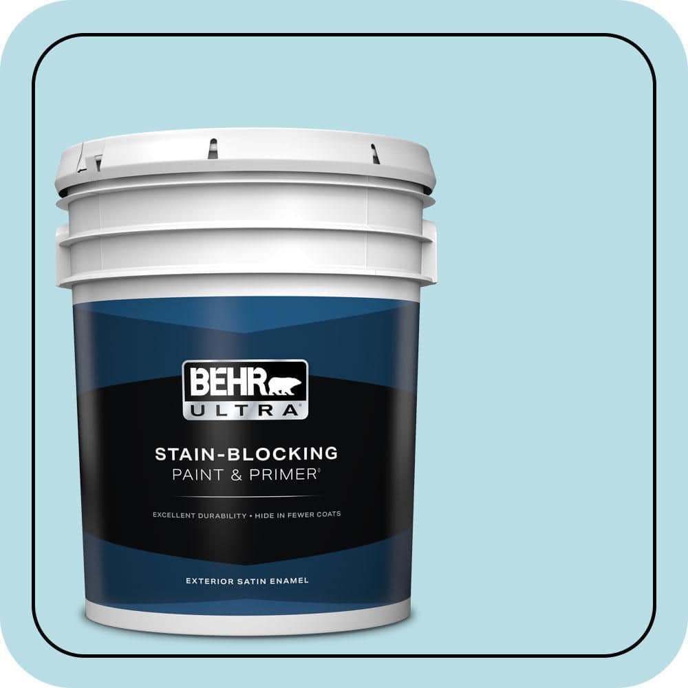 5 gal. #M470-2 Basin Blue Satin Enamel Exterior Paint & Primer price history on PriceWatchPro