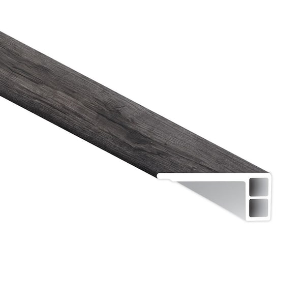 A&A Surfaces Edenton Grove 0.75 in. T x 2.75 in. W x 94 in. L Luxury Vinyl Flush Stair Nose Eased Edge Molding Trim