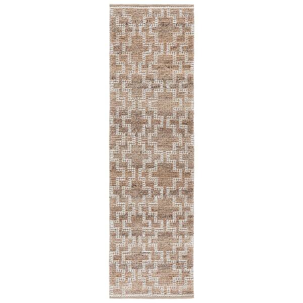 Vermont 2 ft. x 8 ft. Beige Tribal Runner Rug