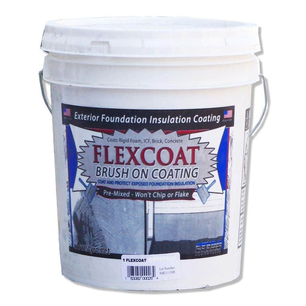STYRO Industries 5 Gal. Overcast FlexCoat Brush on Foundation Coating