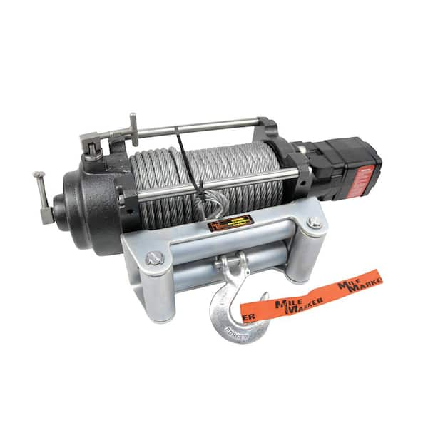 MILE MARKER 12,000 lb. Capacity H12000 Versatile Hydraulic Winch with ...