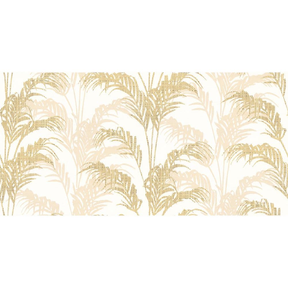 White Rattan Gold Palm Wallpaper price history on PriceWatchPro