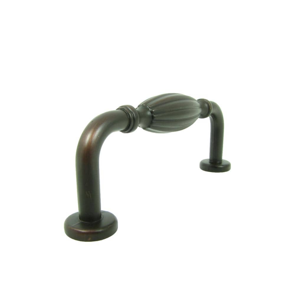 Oil Rubbed Bronze 3'' Cabinet Pull Set with Mounting Hardware