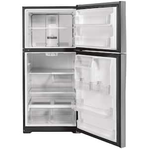 21.9 Cu. Ft. Top Freezer Refrigerator in Fingerprint Resistant Stainless Steel, Garage Ready