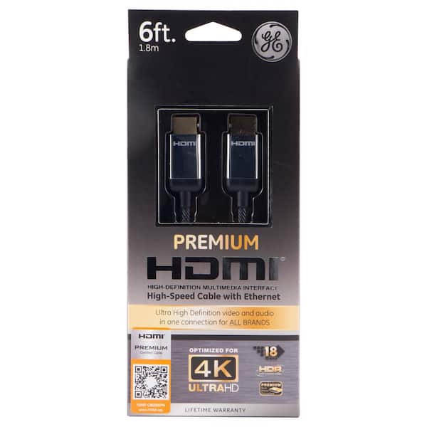 6ft (1.8m) High Speed HDMI® to Mini HDMI Cable with Ethernet