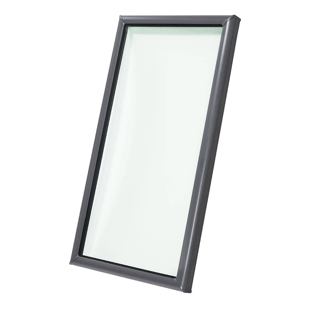 VELUX 34-1/2 in. x 46-1/2 in. Fixed Curb-Mount Skylight with Laminated  LowE3 Glass FCM 3446 0004 - The Home Depot