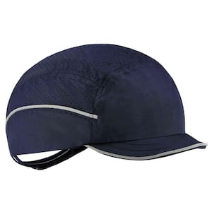 8955 Micro Brim Navy Lightweight Bump Cap Hat