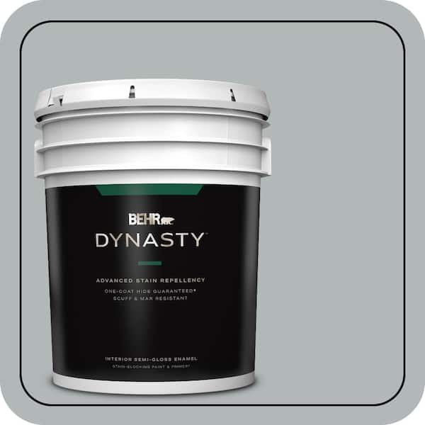 BEHR DYNASTY 5 gal. #N450-3 Meteor Shower Semi-Gloss Enamel Interior Stain-Blocking Paint & Primer