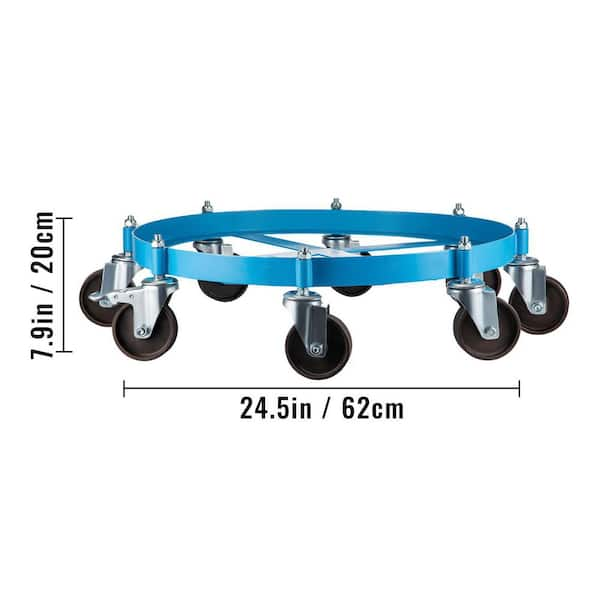 Pentagon Tool 1000 lb. Capacity Heavy Duty Steel Drum Dolly HWD630476 - The  Home Depot