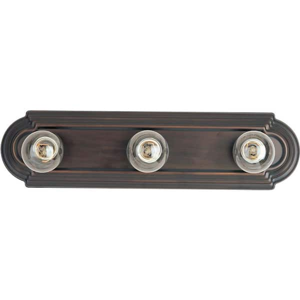 Maxim Lighting Essentials 3-Light Oil-Rubbed Bronze Bath Vanity Light