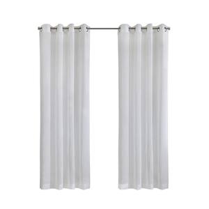 Curtainworks Soho Pannello Tenda In Voile Trasparente, Oyster, Larghezza 73.7 Cm, Lunghezza 274 Cm, Con Pince E Passanti Posteriori - 5