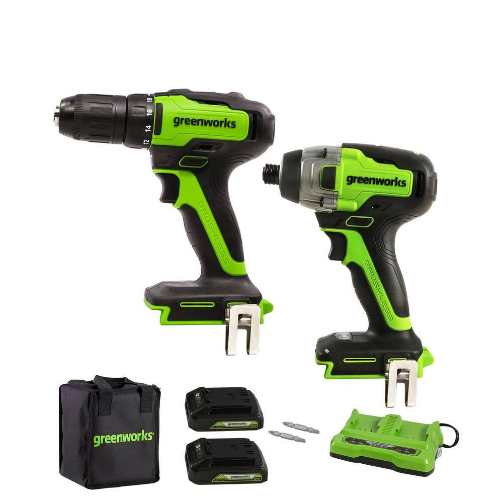 18V Li-Ion Cordless Drill Driver with 2 Batteries and 13-Piece Accessory set kit