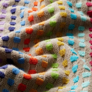 Spectrum Geometric Cotton Single Towel