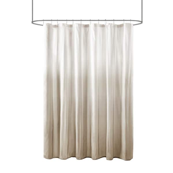 Taupe Shower in. in. The Printed Park Home - Curtain 72 Depot MP70-7541 Ombre x 72 Loire Madison Seersucker