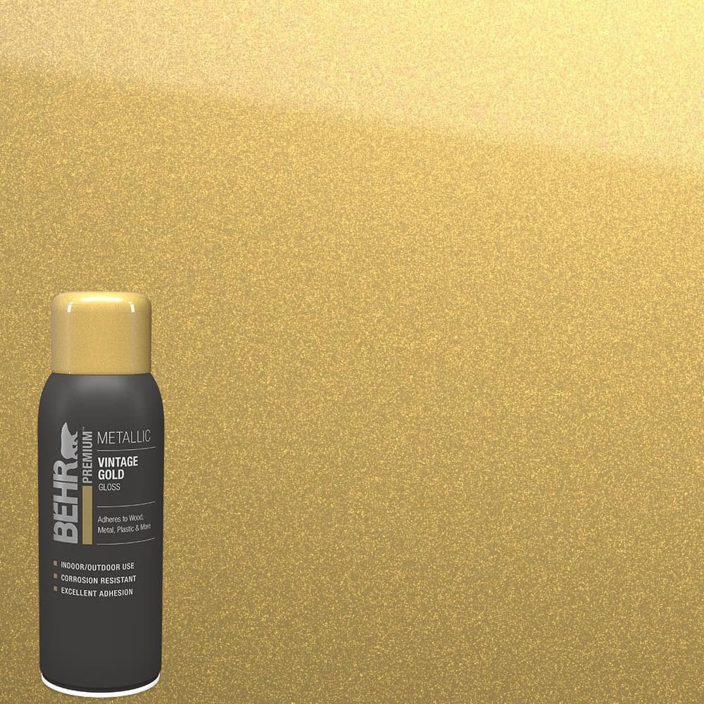 gold paint spray for plastic