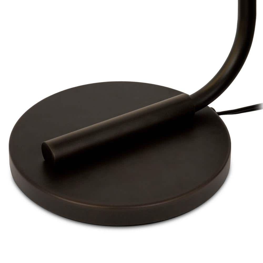 Arc Bronze 57" Industrial Floor Lamp with Barrel Shade