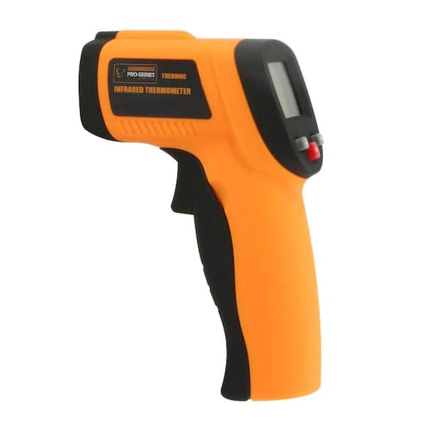 PRO-SERIES Non Contact Infrared Thermometer with Laser Sighting, 12:1 Spot
