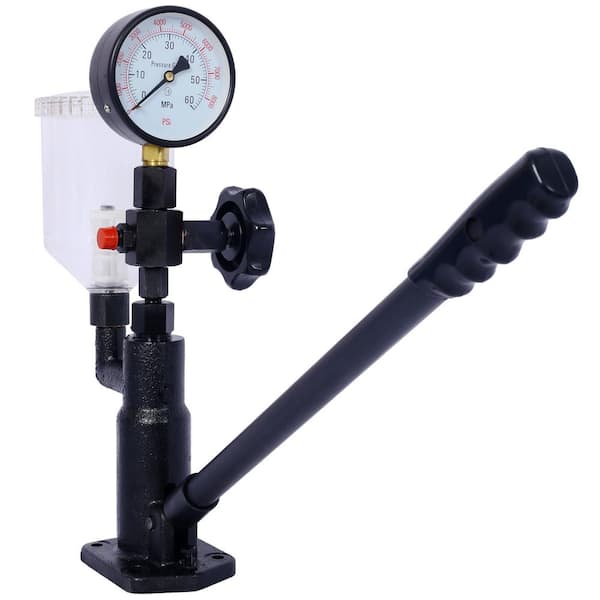 Tidoin 600 Bar 8000 psi Diesel Fuel Injector Tester Diesel Injector Nozzle Tester with Dual Scale Gauge