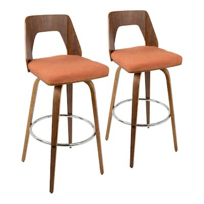 orange bar stools