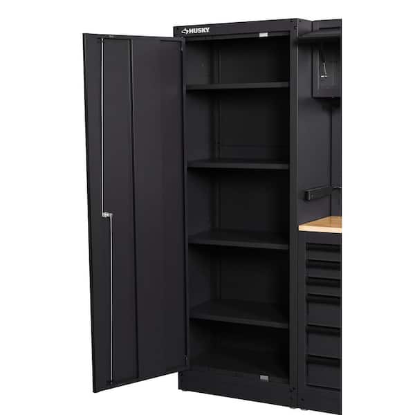 Husky 80.1 in. W x 76 in. H x 18.1 in. D Steel 8-Piece Garage