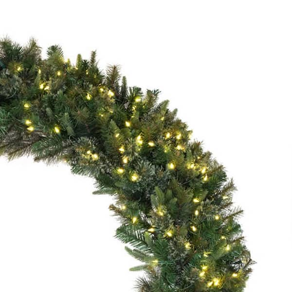 Vickerman 9' White Fir Artificial Christmas Garland, Unlit