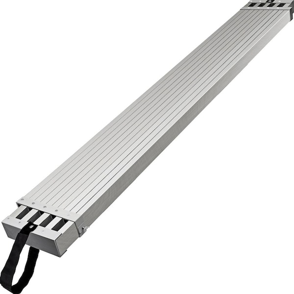 VEVOR Aluminum Work Plank 6 ft. to 9 ft. Telescoping Plank 440 lbs. Capacity Extension Plank 12.5 in. W Skid-Proof Platform