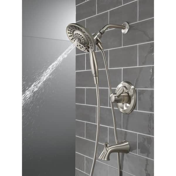 Delta Lahara In2ition Rough Included Single-Handle 5-Spray Tub and 