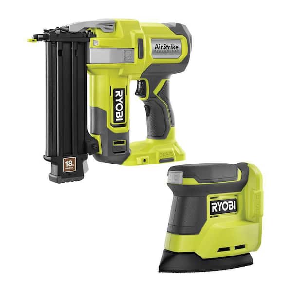 Ryobi 磯濤 15号 RYOBI ONE+ 18V 18-Gauge Cordless AirStrike Brad Nailer with