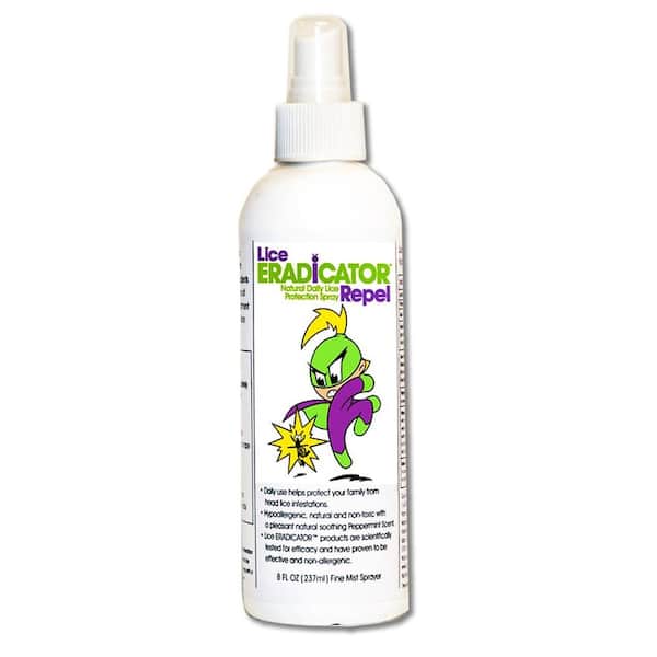 Unbranded Lice Eradicator 8 oz. Natural Lice Repellant and Preventative Spray in Natural Peppermint