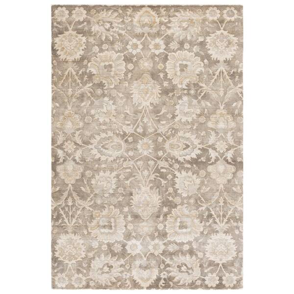 Mirage 6 x 9 Brown/Beige Persian Area Rug