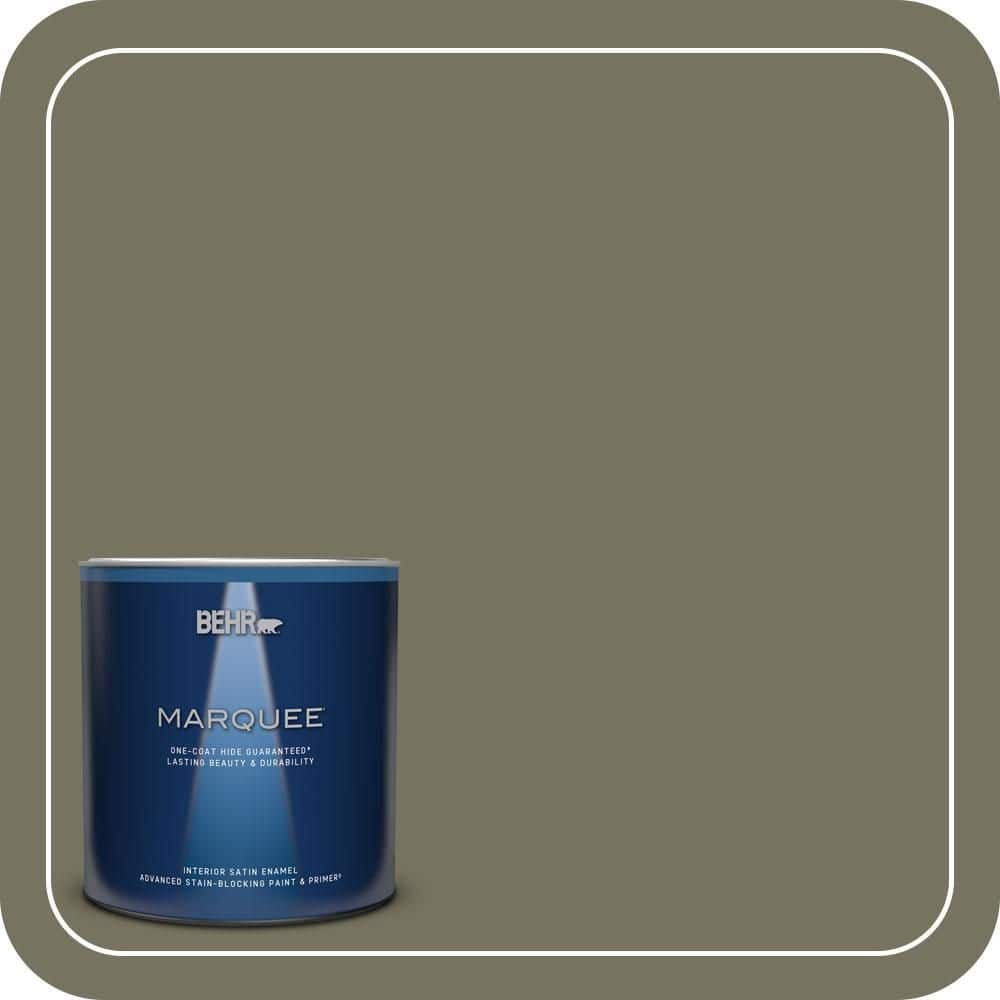 1 qt. #N350-6 Peppergrass One-Coat Hide Satin Enamel Interior Paint & Primer price history on PriceWatchPro