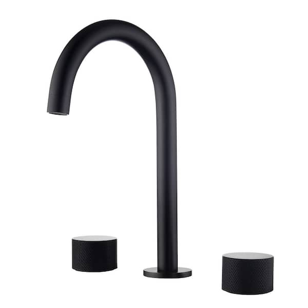 Circular X 8 in. Bathroom Sink Widespread Faucet with Drain Assembly
