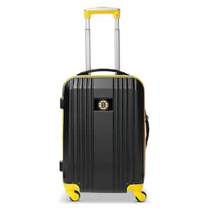 NHL Boston Bruins 21 in. Hardcase 2-Tone Luggage Carry-On Spinner Suitcase