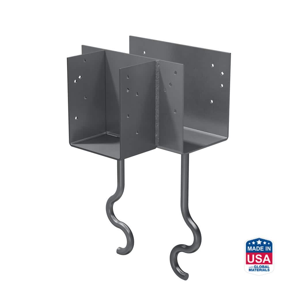 ACRB　５０ Simpson ECCQ4.62-5.50SDS End Column Cap w/SDS Screws - Gray