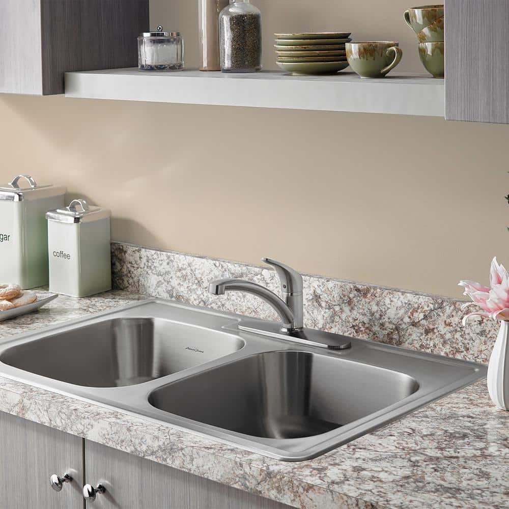 Stainless Steel Single Handle Kitchen Faucet with Side Spray