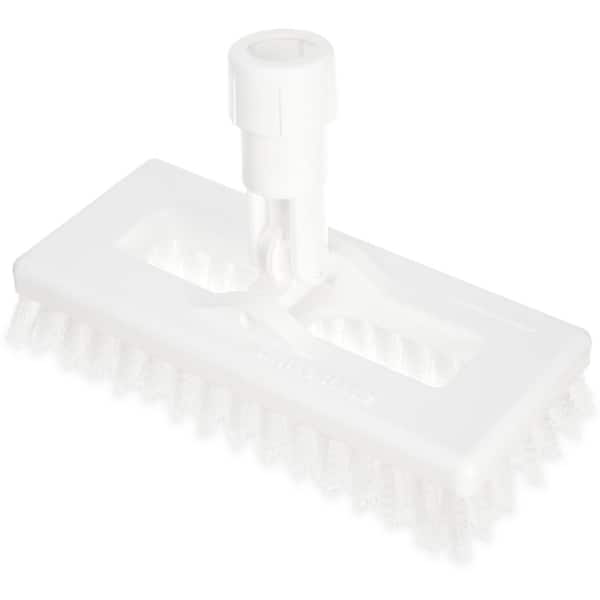 Unbranded Sparta 8 in. White Polyester Swivel Scrub Brush with Polypropylene Casing (6-Pack)
