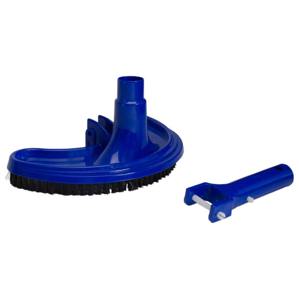 Blue and White Plastic 4-Piece Pool Maintenance Kit