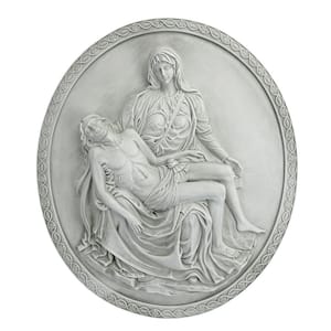 14.5 in. x 12.5 in. Pieta Wall Sculpture